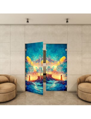 Pendeltür - Fotoprint Modell 131 | Glastuershop24