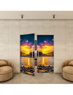 Pendeltür - Fotoprint Modell 166 | Glastuershop24