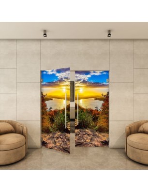Pendeltür - Fotoprint Modell 199 | Glastuershop24