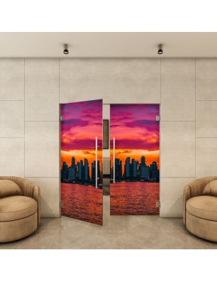 Pendeltür - Fotoprint Modell 202 | Glastuershop24