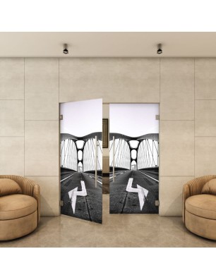 Pendeltür - Fotoprint Modell 330 | Glastuershop24