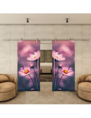 Glasschiebetür PIPE-LINE - Fotoprint Modell 76 | Glastuershop24