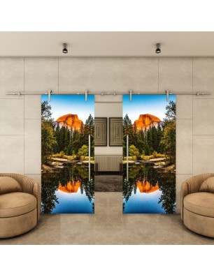 Glasschiebetür PIPE-LINE - Fotoprint Modell 160 | Glastuershop24