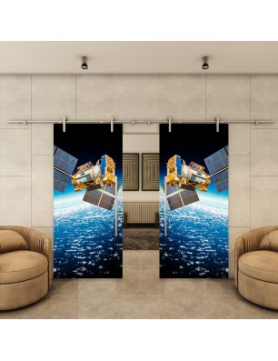 Glasschiebetür PIPE-LINE - Fotoprint Model 258 | Glastuershop24