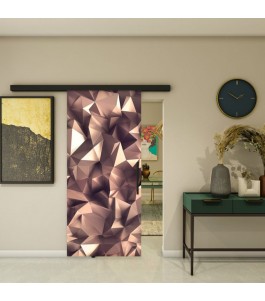 Glasschiebetür BLACK-LINE - Fotoprint Model 4 | Glastuershop24