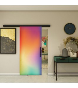 Glasschiebetür BLACK-LINE - Fotoprint Model 5 | Glastuershop24