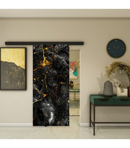 Glasschiebetür BLACK-LINE - Fotoprint Modell 6 | Glastuershop24