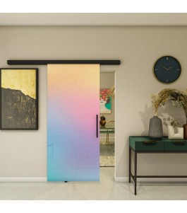 Glasschiebetür BLACK-LINE - Fotoprint Modell 8 | Glastuershop24