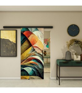 Glasschiebetür BLACK-LINE - Fotoprint Modell 13 | Glastuershop24