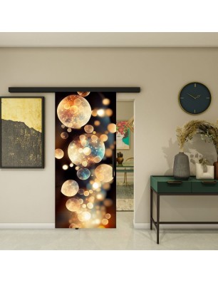 Glasschiebetür BLACK-LINE - Fotoprint Modell 16 | Glastuershop24