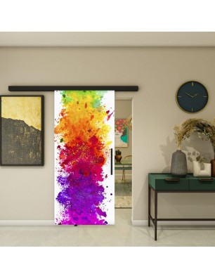 Glasschiebetür BLACK-LINE - Fotoprint Model 17 | Glastuershop24