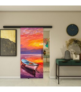 Glasschiebetür BLACK-LINE - Fotoprint Model 23 | Glastuershop24