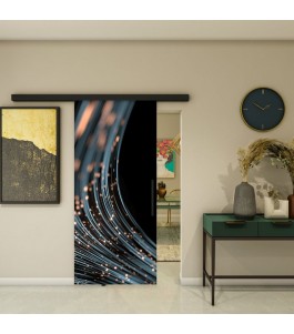 Glasschiebetür BLACK-LINE - Fotoprint Model 33 | Glastuershop24