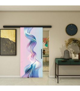 Glasschiebetür BLACK-LINE - Fotoprint Modell 34 | Glastuershop24