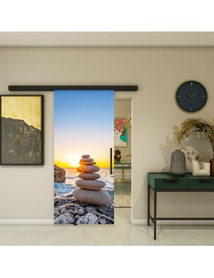 Glasschiebetür BLACK-LINE - Fotoprint Model 36 | Glastuershop24