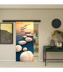 Glasschiebetür BLACK-LINE - Fotoprint Model 37 | Glastuershop24