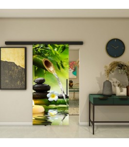 Glasschiebetür BLACK-LINE - Fotoprint Modell 41 | Glastuershop24