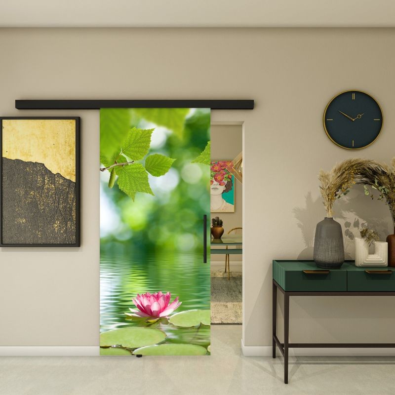 Glasschiebetür BLACK-LINE - Fotoprint Modell 42 Glasschiebetür BLACK-LINE - Fotoprint Modell 42