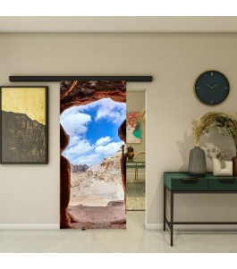 Glasschiebetür BLACK-LINE - Fotoprint Modell 45 | Glastuershop24
