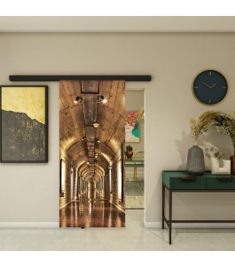 Glasschiebetür BLACK-LINE - Fotoprint Model 48 | Glastuershop24