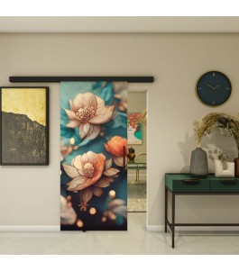 Glasschiebetür BLACK-LINE - Fotoprint Model 55 | Glastuershop24