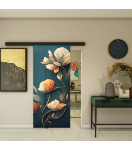 Glasschiebetür BLACK-LINE - Fotoprint Modell 56 | Glastuershop24