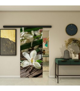 Glasschiebetür BLACK-LINE - Fotoprint Modell 57 | Glastuershop24