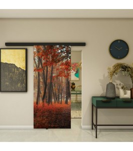 Glasschiebetür BLACK-LINE - Fotoprint Modell 67 | Glastuershop24