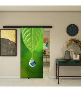 Glasschiebetür BLACK-LINE - Fotoprint Modell 74 | Glastuershop24