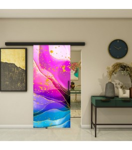Glasschiebetür BLACK-LINE - Fotoprint Modell 79 | Glastuershop24