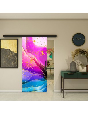 Glasschiebetür BLACK-LINE - Fotoprint Modell 79 | Glastuershop24