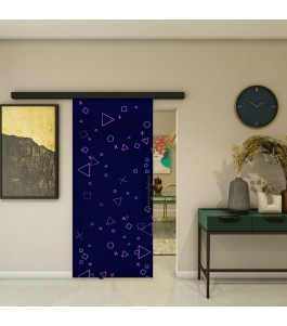 Glasschiebetür BLACK-LINE - Fotoprint Modell 82 | Glastuershop24