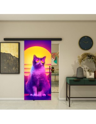 Glasschiebetür BLACK-LINE - Fotoprint Model 84 | Glastuershop24