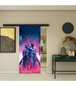Glasschiebetür BLACK-LINE - Fotoprint Modell 87 | Glastuershop24