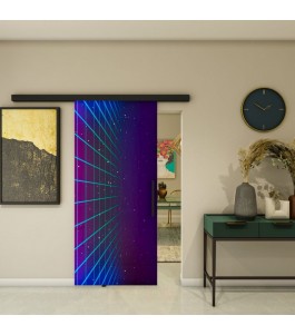 Glasschiebetür BLACK-LINE - Fotoprint Modell 90 | Glastuershop24
