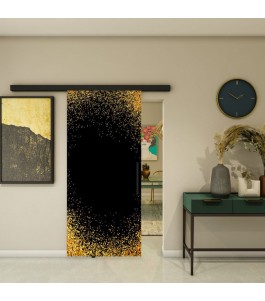 Glasschiebetür BLACK-LINE - Fotoprint Modell 93 | Glastuershop24