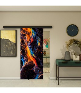 Glasschiebetür BLACK-LINE - Fotoprint Model 98 | Glastuershop24