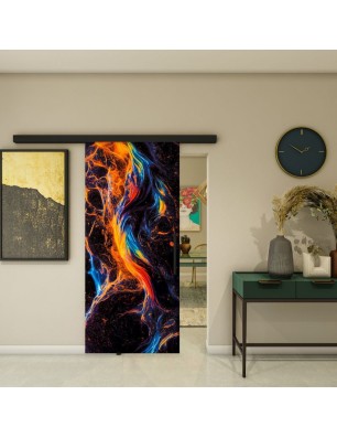 Glasschiebetür BLACK-LINE - Fotoprint Model 98 | Glastuershop24