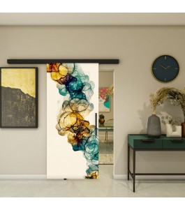 Glasschiebetür BLACK-LINE - Fotoprint Modell 100 | Glastuershop24
