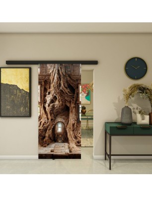 Glasschiebetür BLACK-LINE - Fotoprint Model 106 | Glastuershop24