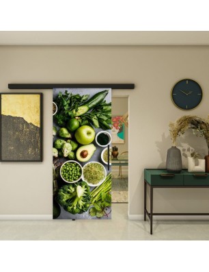 Glasschiebetür BLACK-LINE - Fotoprint Modell 110 | Glastuershop24