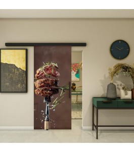 Glasschiebetür BLACK-LINE - Fotoprint Model 114 | Glastuershop24