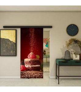 Glasschiebetür BLACK-LINE - Fotoprint Model 116 | Glastuershop24