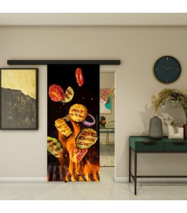 Glasschiebetür BLACK-LINE - Fotoprint Model 118 | Glastuershop24