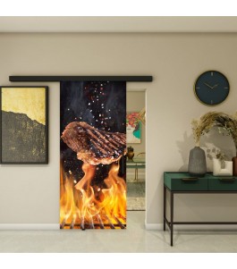 Glasschiebetür BLACK-LINE - Fotoprint Modell 119 | Glastuershop24