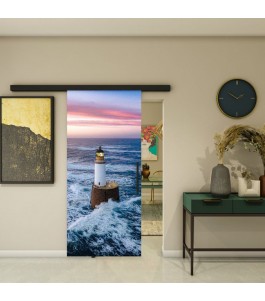 Glasschiebetür BLACK-LINE - Fotoprint Model 124 | Glastuershop24