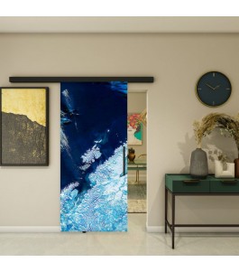 Glasschiebetür BLACK-LINE - Fotoprint Model 150 | Glastuershop24