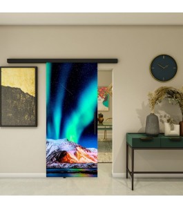 Glasschiebetür BLACK-LINE - Fotoprint Modell 151 | Glastuershop24