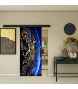 Glasschiebetür BLACK-LINE - Fotoprint Modell 157 | Glastuershop24