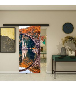 Glasschiebetür BLACK-LINE - Fotoprint Model 159 | Glastuershop24